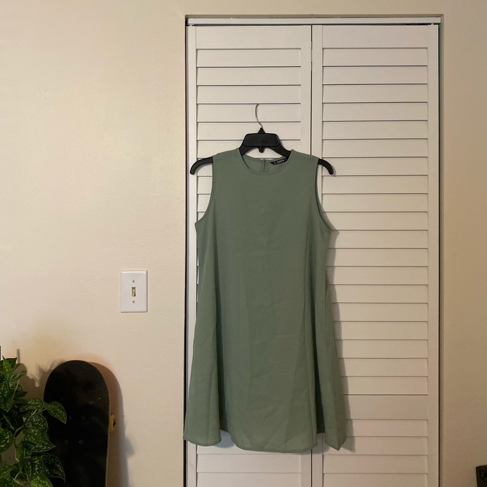 Green Shift Dress